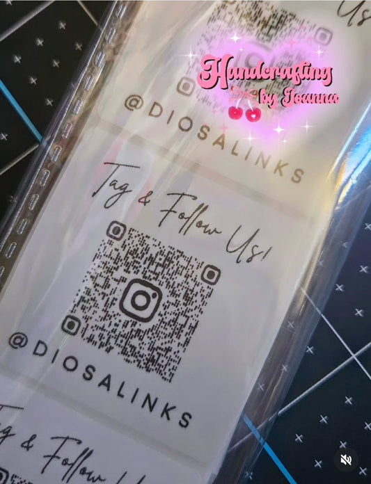 . ݁₊౨ৎ . ݁₊Square custom thermal stickers . ݁₊౨ৎ . ݁₊