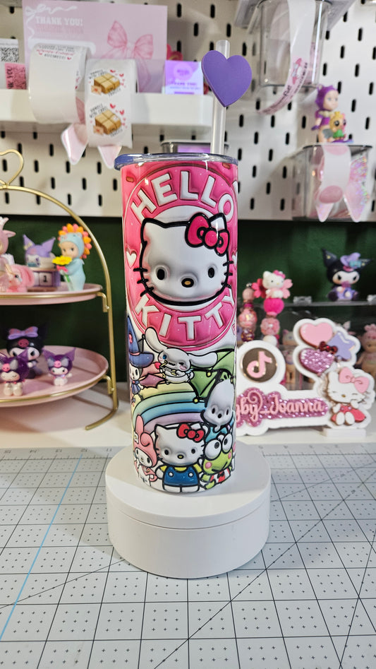 . ݁₊౨ৎ . ݁₊Hk and Friends. ݁₊౨ৎ . ݁₊ 20oz 3D Tumbler